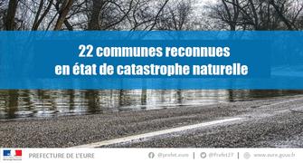 22 communes de l'Eure reconnues en état de catastrophe naturelle
