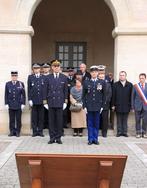 Cérémonie hommage aux militaires de la gendarmerie décédés en service en 2013