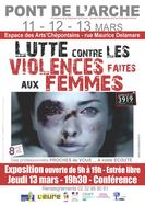 Exposition et conférence "lutte contre les violences faites aux femmes"