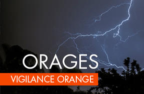 Le département de l'Eure en vigilance météo Orange pour des orages