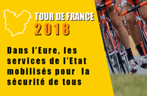 Passage du Tour de France dans l'Eure Samedi 14 juillet 2018