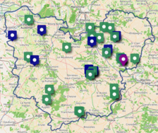 Retrouvez tous les lauréats de France Relance dans l'Eure, en carte ! 