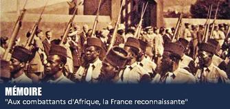 "Aux combattants d'Afrique, la France reconnaissante"